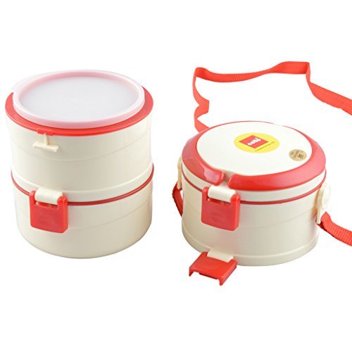 Buy Cello Merit 3 Insulated Food Carrier, Red Online at Low Prices in