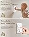 BBsecure Outlet Covers Baby Proofing - 40 Pack Plug Covers Baby Proofing with Unique Rotating Design, Plug Covers to Prevent Electrical Shock, for US 3-Prong, Home, Office, School, White