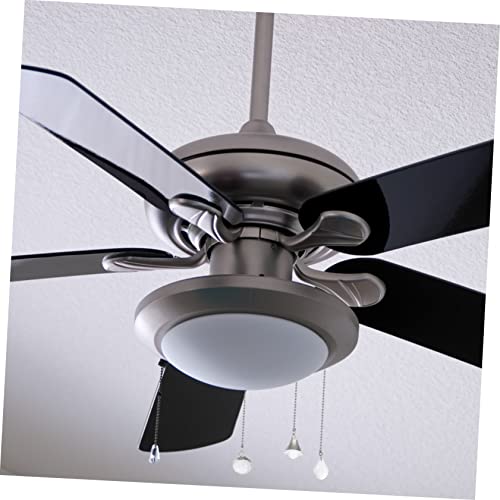 HONMEET 4 Pçs Ventilador De Teto De Cristal Com Zíper Luz De Parede Decoração Apagadores De Luz De P