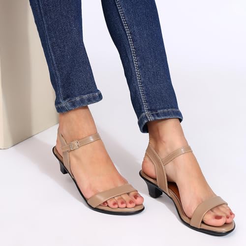 Image of TRASE Lift Off Casual Kitten Heel Sandals for Women