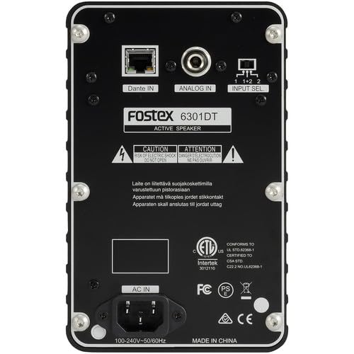 Amazon.co.jp: Fostex 6301DT 4インチ パワードスタジオモニター