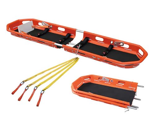 Barella di emergenza per ambulanza e soccorso elicottero, portatile, design resistente, con speciale imbracatura, perfetto per risposta alle emergenze e situazioni
