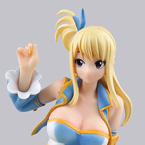 Kaiwenli Fairy Tail Series/Lucy Heartfilia Interchangeable Head/Animation Character Model/Pvc Material Image Static Statue/Otaku Favorite Collection/Accessories/Adult Toys #TOP3