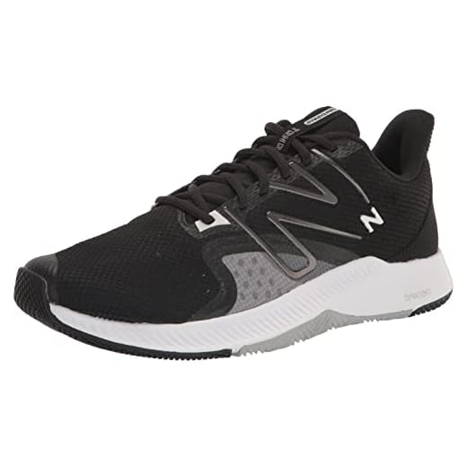 New Balance Tênis masculino Dynasoft Trnr V2 Cross Trainer, Preto/Preto Metálico/Branco, 46