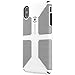 Speck CandyShell Grip iPhone Xs Max Case - White/Black, Shock-Absorbent, Polycarbonate Bumper