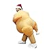 MHSHCQ Forma de Pollo asado Ropa Inflable Disfraz de explotar para Halloween...