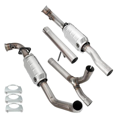 ZonCar Left and Right Catalytic Converter Direct-Fit Stainless Steel Compatible with 2004-2008 F150 4.6L RWD - Replace# OE 30540/30539/0794188 (EPA Compliant) by ZonCar - Used condition - Image 6