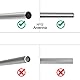 HYS Dual-Band 9,5/11,5 dBi 100 W Yagi-Antenne 8-Element-Strahl 2 Meter / 70 cm VHF/UHF-Yagi-Außenantenne mit U-Bolzen für 144/430 MHz Ham Mobile Digitalradio/Repeater (TC-YG08UV)