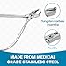 DANYDENT Distal End Cutter Orthodontic Plier – Hold & Cut Hard and Soft Wire - Professional Braces Wire Cutter - Tungsten Carbide Inserts - Easy To Use Dental Tools Stainless Steel Braces Essentials