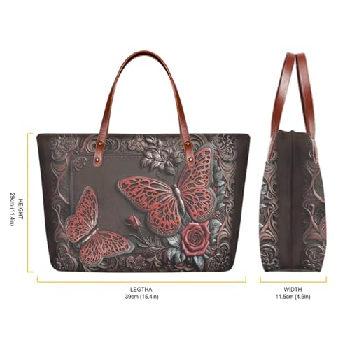 Bolso Tote Grande con Cartera PU para Mujer miniatura 5