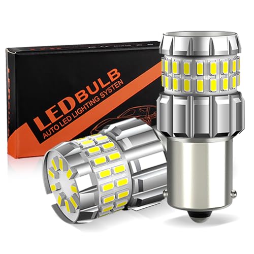 Aunvista 1156 LED Bulb 60SMD White Brake Reverse Light Bulb 7506 BA15S P21W 5630 5730 LED Car For Brake Tail Bulb Lamp Daytime Running Turn Signal Parking Light