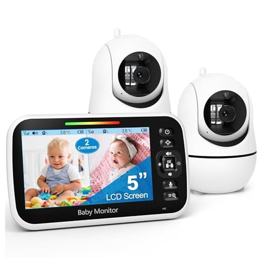 GoodBaby Split Screen Baby Monitor with Cameras