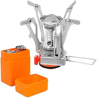 Camping Stove, LAMA 3000W Portable Windproof Camping Gas Stove Mini Burner with Piezo Ignition and Carrying Case for Picnic Backpacking Trekking