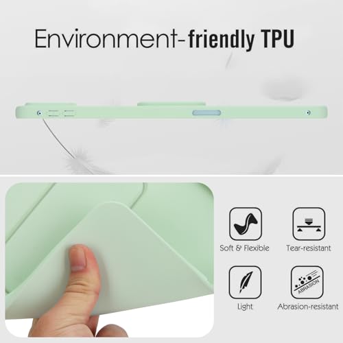 Coque Xiaomi Pad 7 et 7 Pro 11.2" avec béquille multi-angle verte - 6