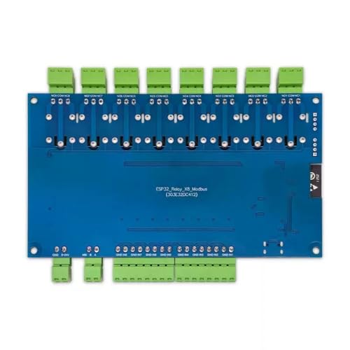 Placa relé ESP32 Modbus de 8 canales WiFi Bluetooth para IoT 4