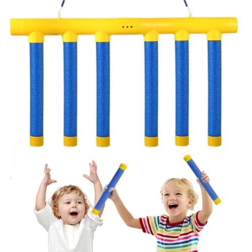 Juego de palos de captura – Reaction Training Toy con 3 velocidades, juego de palitos de caída para niños y adultos, captura el palo para coordinación ojo-mano, ideal para fiestas y Navidad (01)