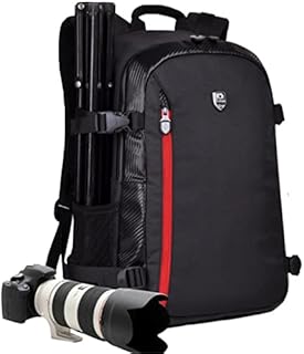 YUHAN Oxford Large Capacity Multi-function Waterproof Anti-shock SLR/ DSLR Gadget Camera Bag Professional Gear Photography Travel Backpack Rucksack