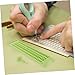 Ipetboom 1 Set Reusable Writing Board for Blind with Stylus Line Cell Tactile Learning Tool for Visually Impaired Includes of Writing Paper Easy to Use Portable and Durable