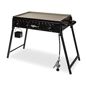 Csgdl0590 the highland 4 burner portable griddle large black  urban country home decor