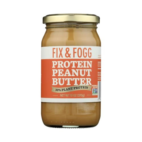 Fix & Fogg Protein Peanut Butter Spread — New Zealand Made – 13 oz, 1 Pack