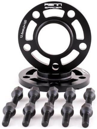 Renn Motorsport Wheel Spacers with Bolts fit BMW F10 F22 F30 F32 F80 F82_ 5x120 2 Pieces 12.5MM
