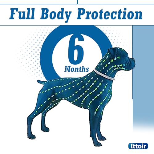 Flea Collar for Dogs, 2 Pack Flea and Tick Collar for Dogs, Dog Flea Collar Offers Long Flea and Tick Prevention, Waterproof Dog Flea and Tick Collar, Adjustable, One Size Fits All Dogs Puppies, Blue Flea Collar for Dogs, 2 Pack Flea and Tick Collar for Dogs, Dog Flea Collar Offers Long Flea and Tick Prevention, Waterproof Dog Flea and Tick Collar, Adjustable, One Size Fits All Dogs Puppies, Blue
