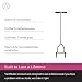 Yard Butler Lawn Coring Aerator Manual Grass Dethatching Turf Plug Core Aeration...