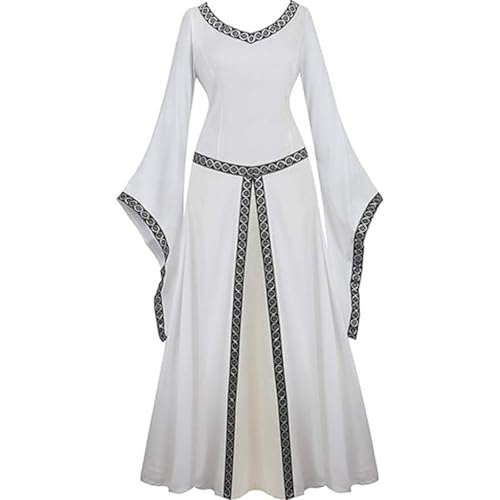 Costume de fête Renaissance et longue robe de bal raffinée