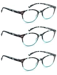 3 Pairs of Reading Glasses in Blue Demi