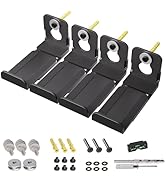 AENTGIU (2 Set) Sound Bar Wall Mount Bracket, Universal Speaker Mounting Shelf Adjustable (3.4"-5...