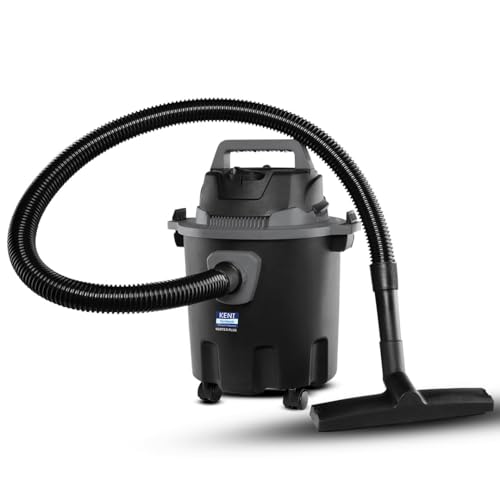 KENT Vortex Plus Wet & Dry Vacuum Cleaner | Blower Function | 1200W Power & 12L Capacity | High Suction 17 kPa | Cyclone5 Technology | HEPA Filter | ABS Body & Rubberised Wheels | Black & Grey view 1