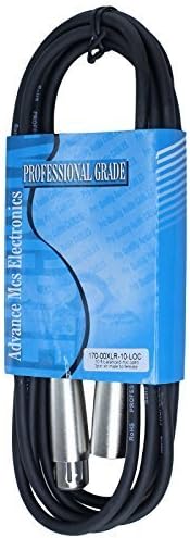 10 Foot Male to Female XLR Microphone Cable (Black) image 3