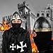 Solrowasun 3 Pack Medieval Hat ，Viking Helmet with Horns，Nasal Helmet，Norse Warrior or Crusader LARP and Cosplay Costume for Kids