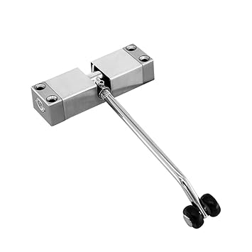 Stainless Steel Simple Door Closer Home Hotel Office Automatic Spring Door Closer Device Practical Hardware Tools Door Closing Device