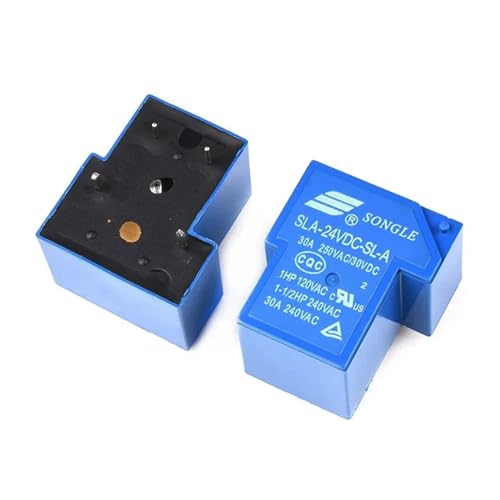 Evita sobrebacterias eléctricas con el relé SLA-24VDC-SL-A de 30A y 4 pines T90