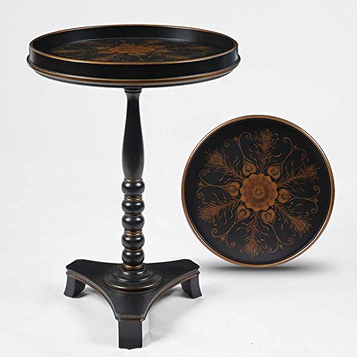 Carl Artbay Home&Selected Furniture/Round End Table Solid Wood Sofa Si