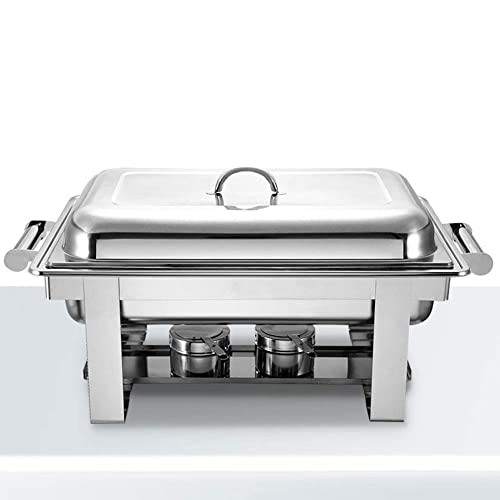 HHTX Buffetwärmer, Speisenwärmer aus Edelstahl Buffet-Server und Warmhalteplatte für Kochplatten für Partys und Catering… – Bild 7