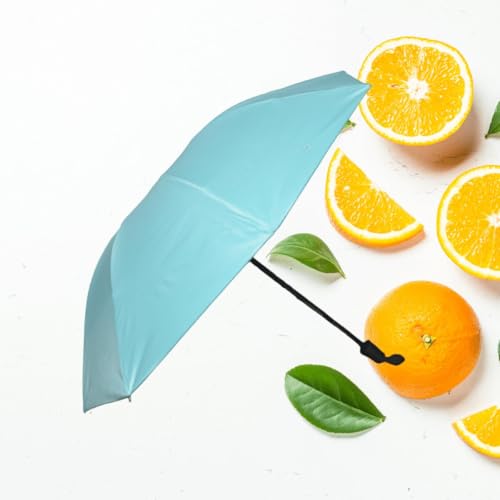 Image of KEKEMI 3 Fold Plain Pipine Umbrella for Men & Women