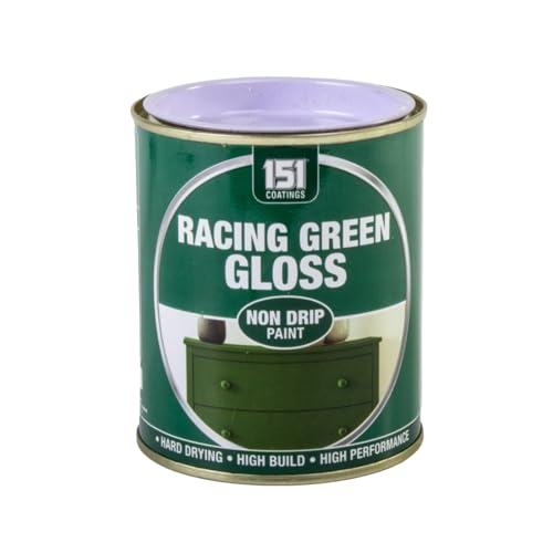 DIOXSTAR Racing Green Gloss Non-Drip Paint, Fast Drying, High Build, High-Performance Paint, Gloss Finish, Interior and Exterior Use, Suitable for Wood, Metal, 300ml (1 PCS)