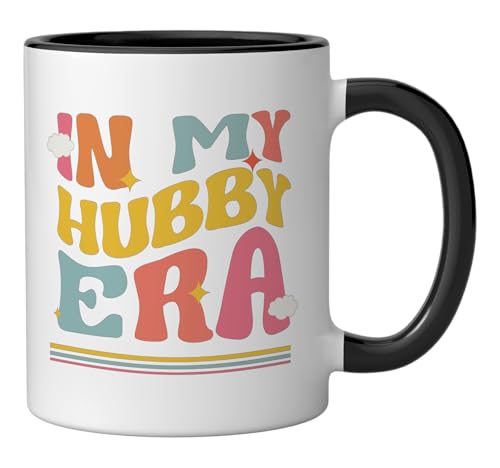 Taza de cerámica retro Groovy de 11 onzas miniatura 2