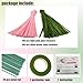 Cldamecy 200 pcs Pink OliveGreen Pipe Cleaners Set with Floral Wires & Gardening Tape, Chenille Stems Pipecleaners for Tulip Bouquet Making,Kids DIY Craft Projects and Decorations