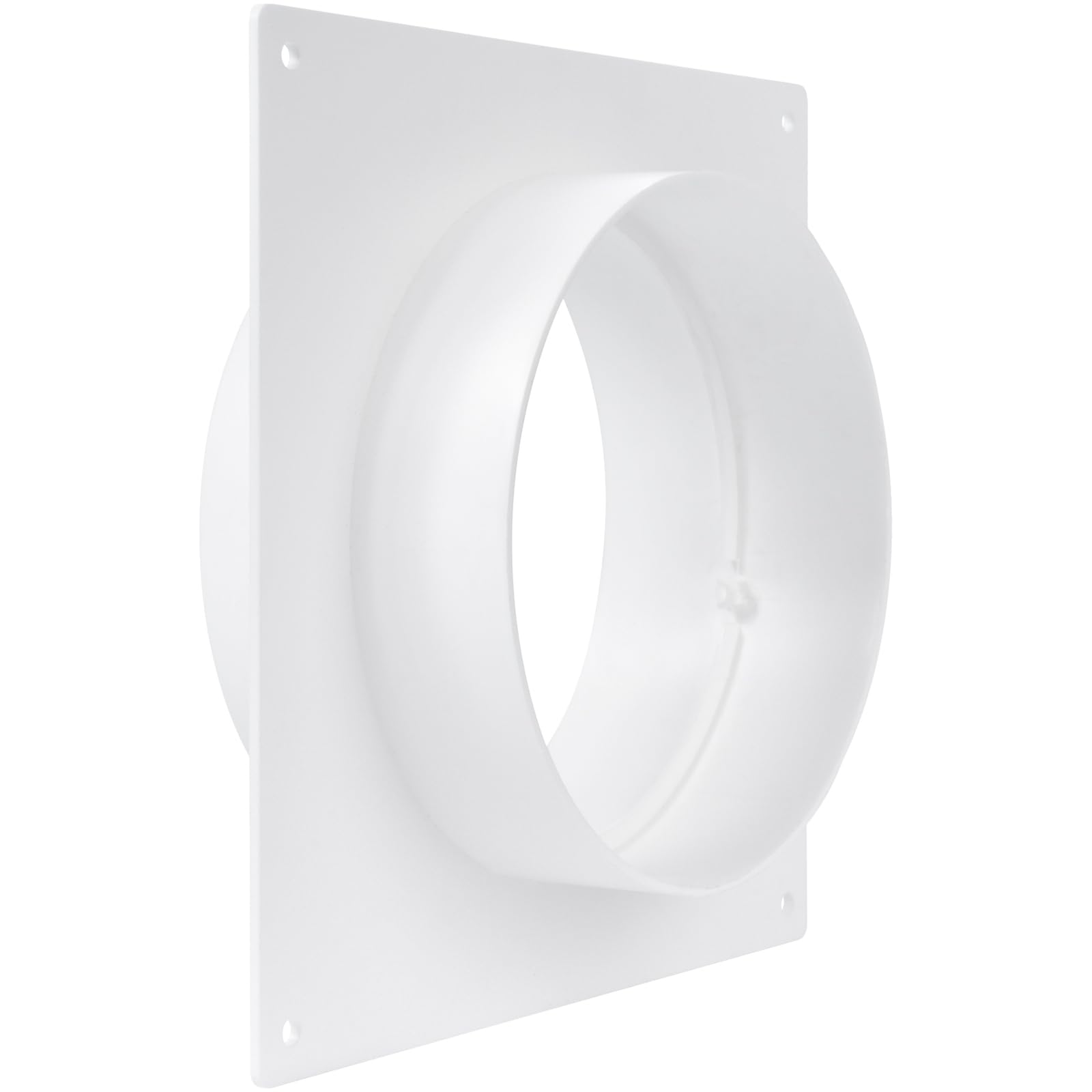 5" Inch Duct Connector Flange - Plastic Straight Pipe Flange for Heating Cooling - Inlet Outlet Ventilation System - Ducting Coupling Wall Plate - Assembly Joint (125mm)