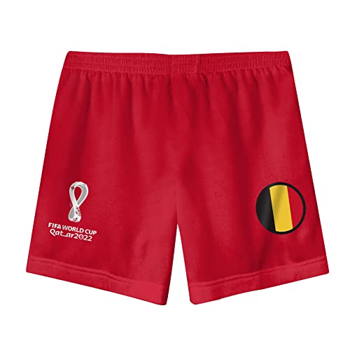 Belgium, Official Fifa 2022 Tee & Short Set Away Country Tee & Shorts Set, Children's Medium, Age 3 - Image 3