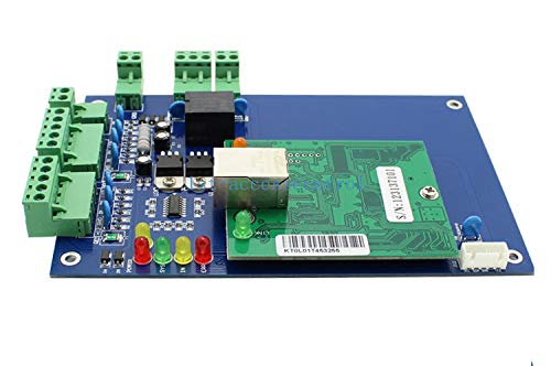 MENGQI-CONTROL Single Door Access Control System Core Control with Metal 110V-240V Power Supply Box TCP/IP Network Access Control Panel Wiegand Controller,Computer Based Software,Remote Open
