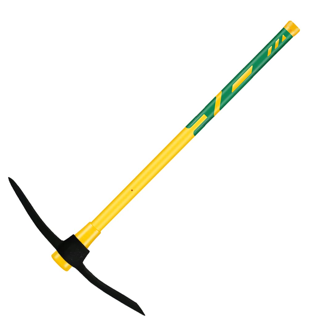 Pick Mattock with Heavy Duty Forged Construction, Adze and Ergonomic Non-Slip Handle for Gardening, Hunting, Landscaping and Outdoor,36 Inch