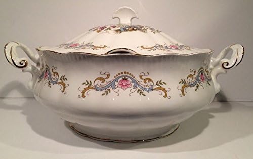 Beautiful Royal Standard Mandarin Lidded Serving Bowl/ Tureen. (LARGE, Porcelain Bone China)
