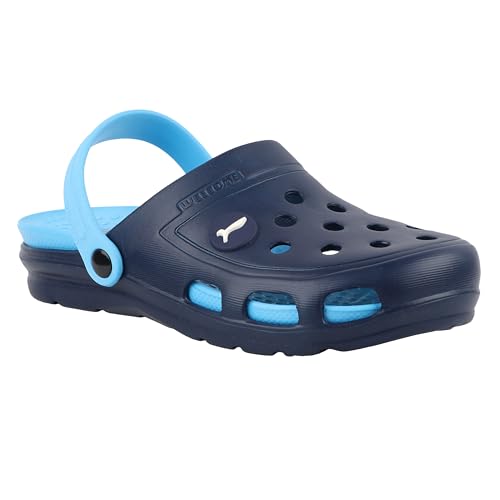 Image of Welcome Men's Casual Clogs /Sandals with Adjustable Back Strap for Adult | Comfortable & Light Weight | Stylish & Anti-Skid | Waterproof & Regular Flipflops