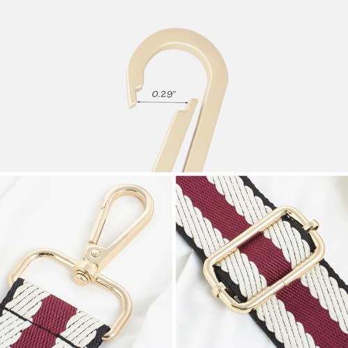 Image of Adjustable Handbag Strap Wide Purse Strap Replacement Shoulder Crossbody Bag Strap
