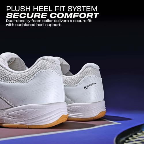 Image of Nivia Appeal 4.0 Non-Marking Badminton Shoes for Men, Duofoam Midsole, Hexa-Grip Outsole, Breathable Mesh Upper, Neutral Arch Fit, Lightweight Cushioning & Stability
