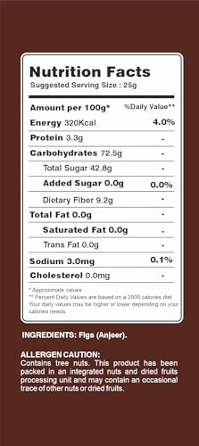 Image of SFT Premium Anjeer (Dried Figs), 500g, Rich in Calcium & Fibre, Source of Iron, Naturally Low-Fat Food